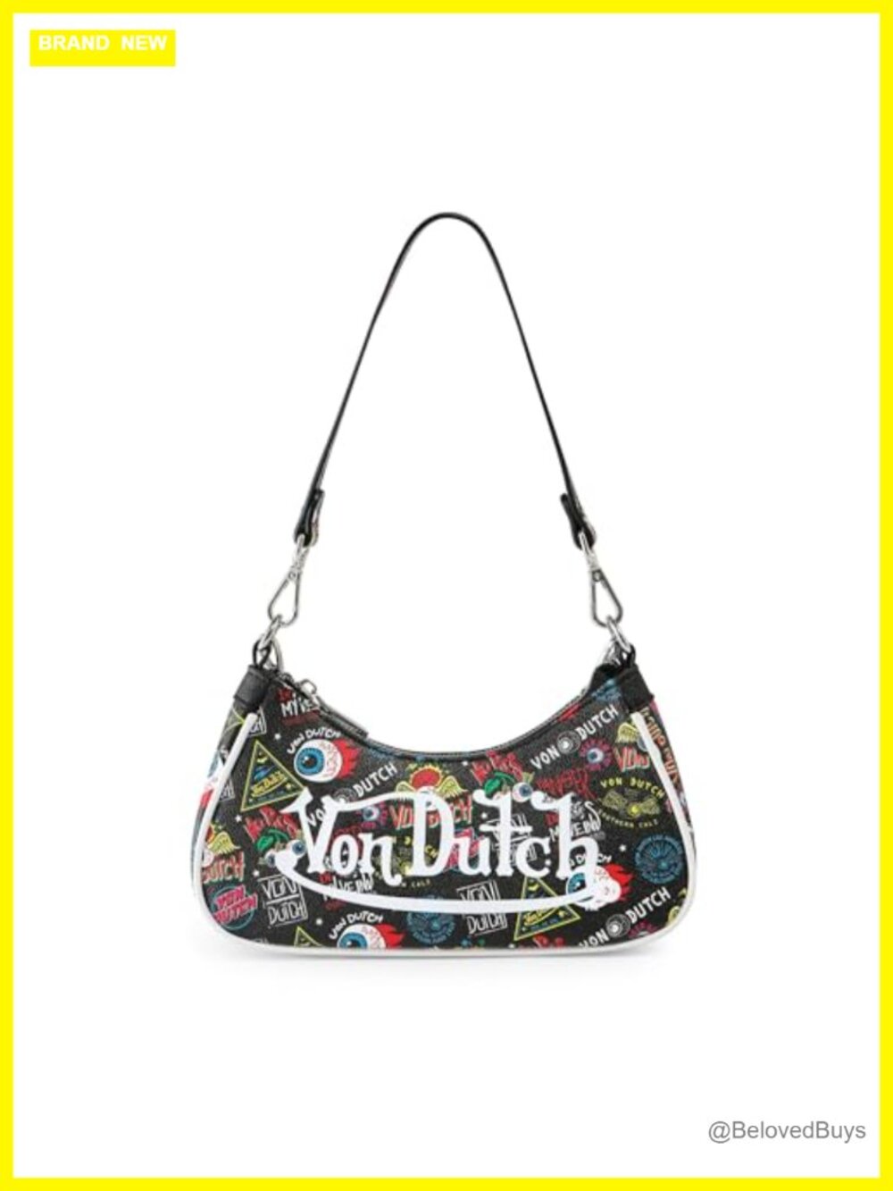Faux Leather Shoulder Bag Satchel with Adjustable Strap for Work Travel